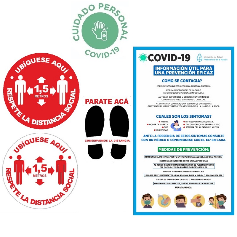 Kit Grafico prevencion COVID-19